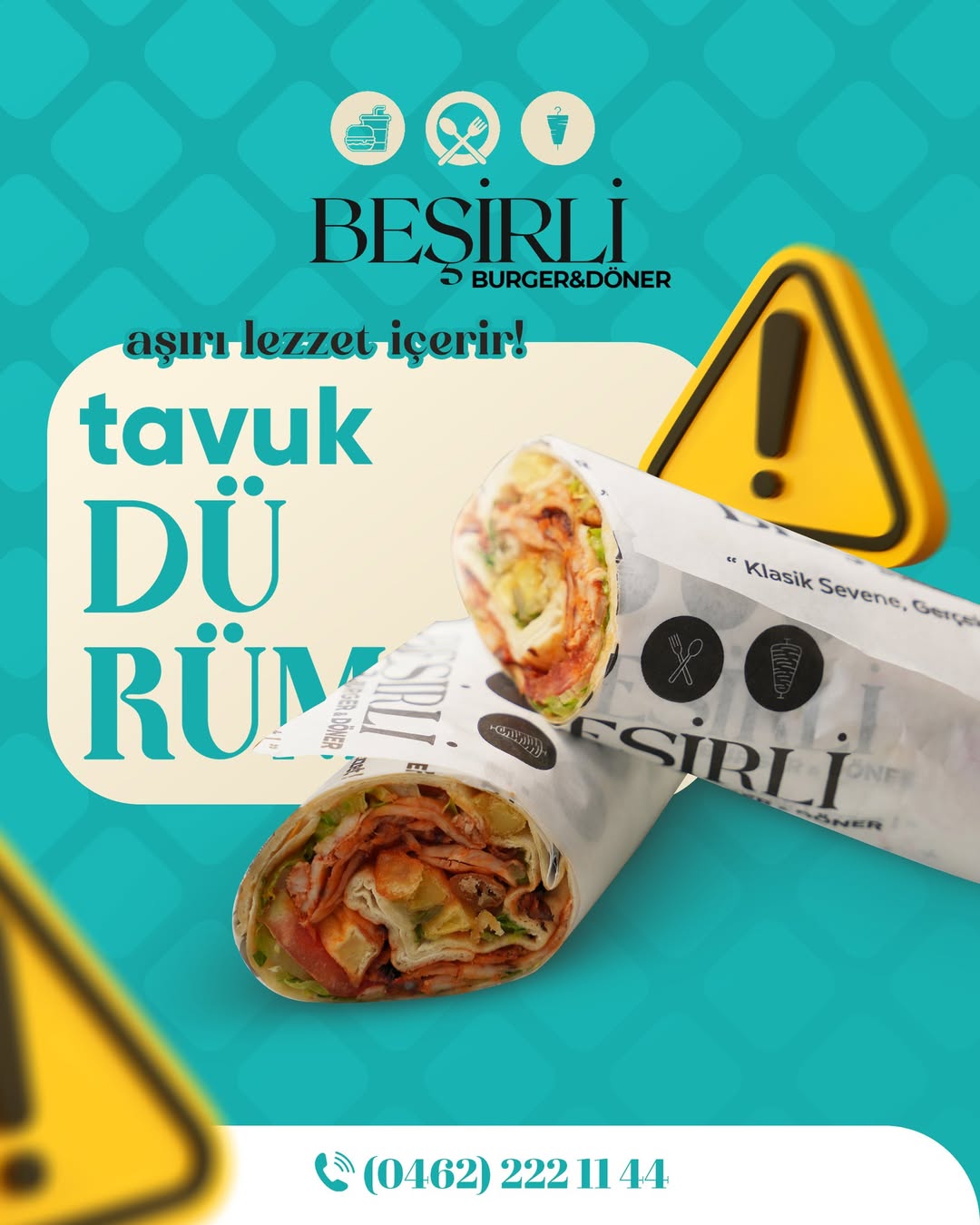 ⚠️ uyari bu dürüm aşırı lezzet içerir!taze lavaşın içinde bol tavuk döner, çıtır patates, tapta